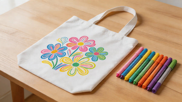 Feutre acrylique sur tissu — techniques de customisation textile