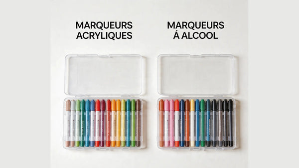 Feutre Acrylique vs Alcool : Quelle Différence ?