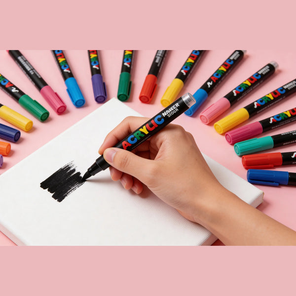 Marqueurs Acryliques Brush Tip — 12 à 288 Couleurs