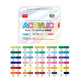 Feutres double pointe acryliques 60 à 168 couleurs - image produit