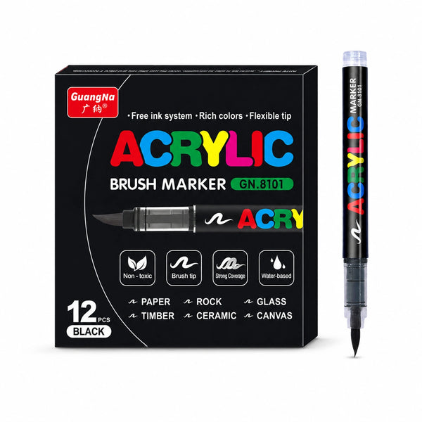 Marqueur Acrylique Le Pro 12 à 72 Couleurs - Feutre Acrylique