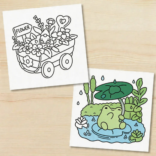 Livre de coloriage pour feutres acryliques