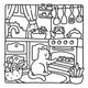 Livre de coloriage chats pour adulte - image produit
