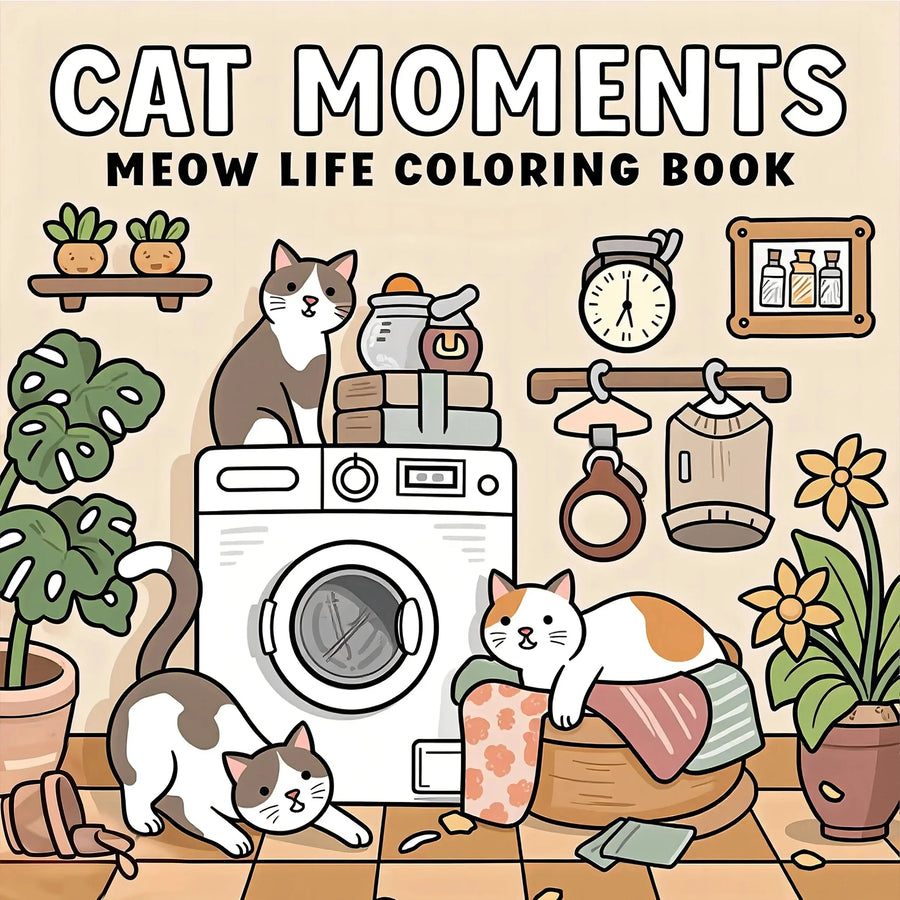Livre de coloriage chats pour adulte - image produit