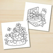 Livre de coloriage jardins pour adulte - image produit