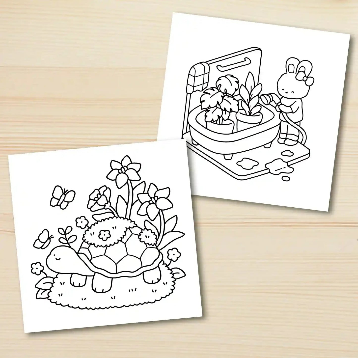 livre-coloriage-jardins-secrets-motif-floral - Feutre Acrylique