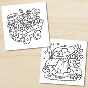 Livre de coloriage jardins pour adulte - image produit