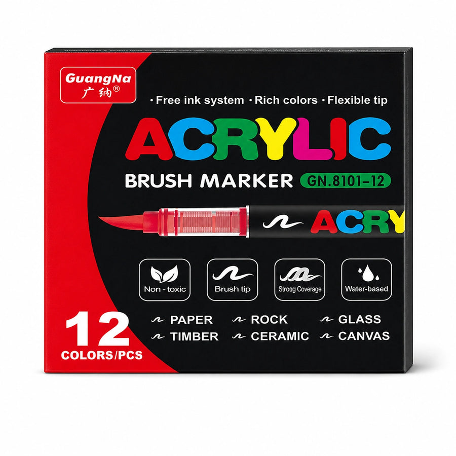 Marqueur Acrylique Le Pro 12 à 72 Couleurs - Feutre Acrylique