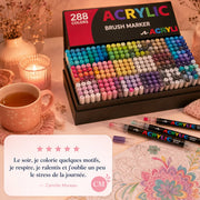 Marqueur Acrylique L'Univers 120 à 288 Couleurs - Feutre Acrylique
