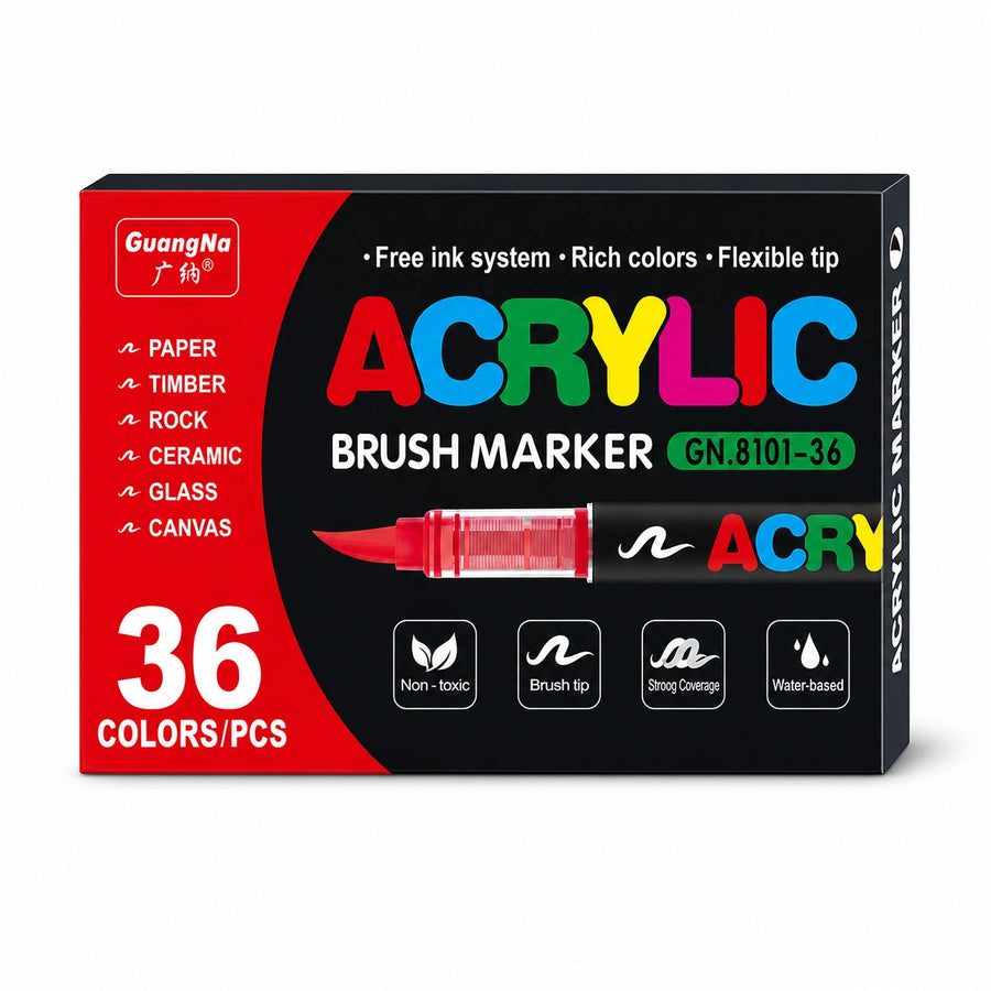 Marqueur Acrylique Le Pro 12 à 72 Couleurs - Feutre Acrylique