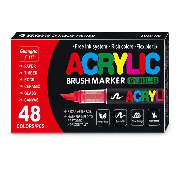 Marqueur Acrylique Le Pro 12 à 72 Couleurs - Feutre Acrylique