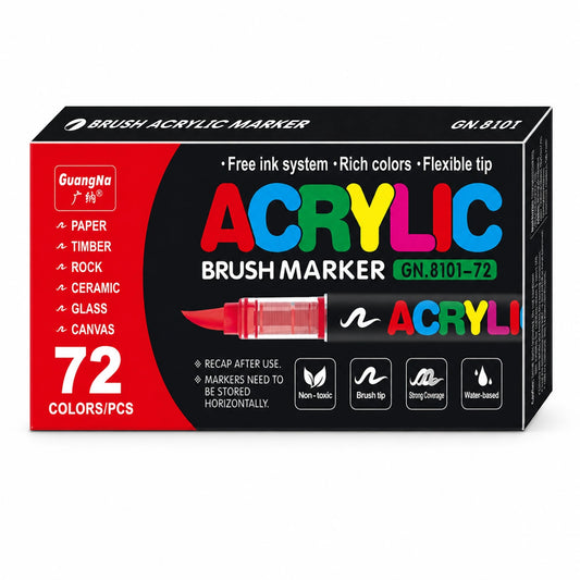 Marqueur Acrylique Le Pro 12 à 72 Couleurs - Feutre Acrylique