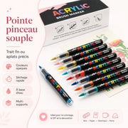 Marqueur Acrylique Le Pro 12 à 72 Couleurs - Feutre Acrylique