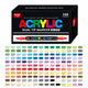 Feutres double pointe acryliques 36 à 168 couleurs - image produit