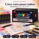 Feutres double pointe acryliques 36 à 168 couleurs - image produit