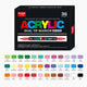 Feutres double pointe acryliques 36 à 168 couleurs - image produit