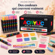 Feutres double pointe acryliques 36 à 168 couleurs - image produit