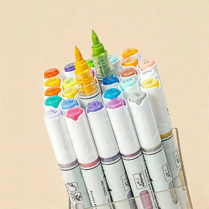 marqueur-acrylique-le-duo-coloriage-adulte-exemple - Feutre Acrylique