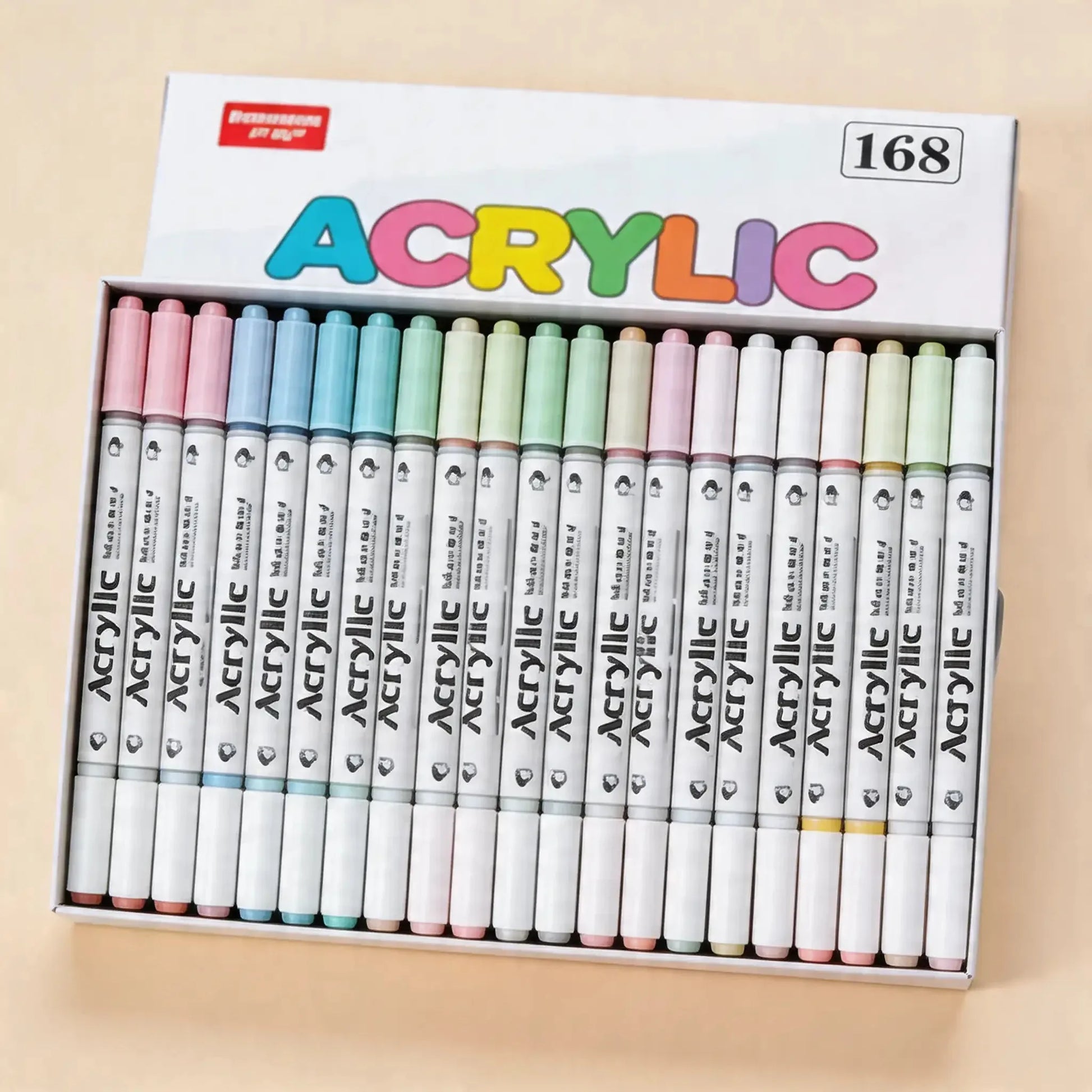 marqueur-acrylique-le-duo-pointe-fine-pinceau - Feutre Acrylique