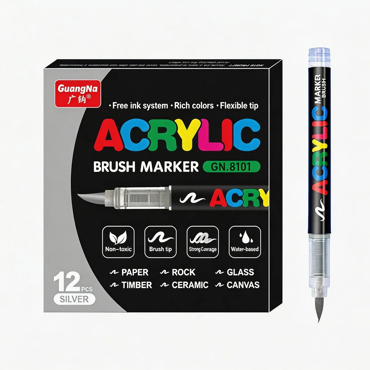 marqueur-acrylique-le-pro-or-set-12 - Feutre Acrylique