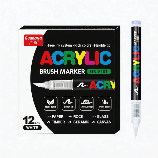 marqueur-acrylique-le-pro-silver-set-12 - Feutre Acrylique