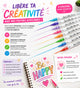 Feutres double pointe acryliques 60 à 168 couleurs - image produit