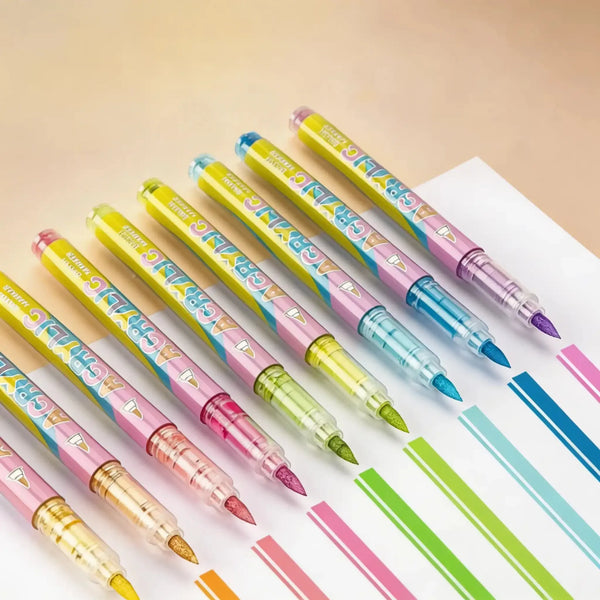 marqueur-acrylique-serie-speciale-coloriage-rendu - Feutre Acrylique