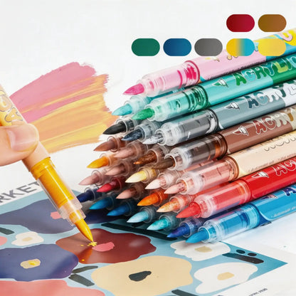 marqueur-acrylique-serie-speciale-encre-resistante - Feutre Acrylique