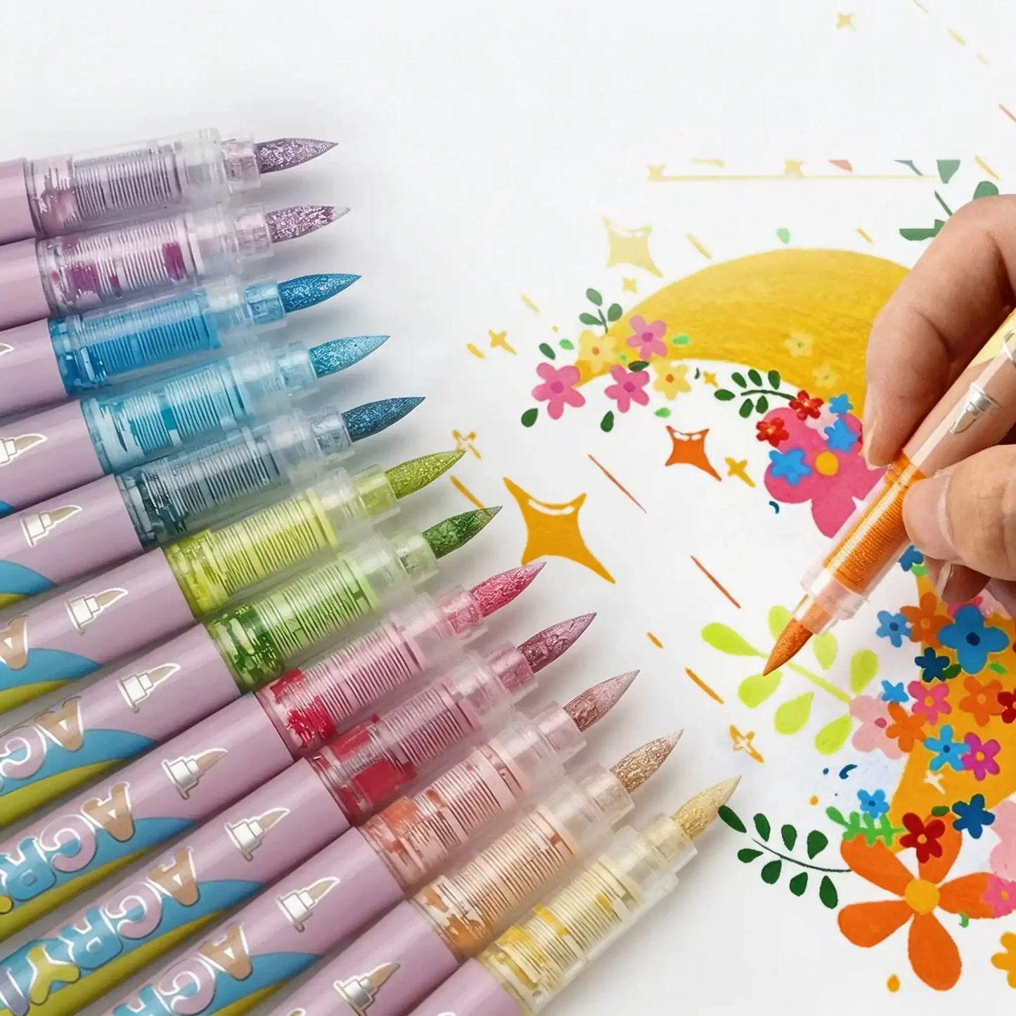 marqueur-acrylique-serie-speciale-nuancier-tons-chair - Feutre Acrylique