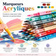 Feutres acryliques par thèmes 12 couleurs - image produit