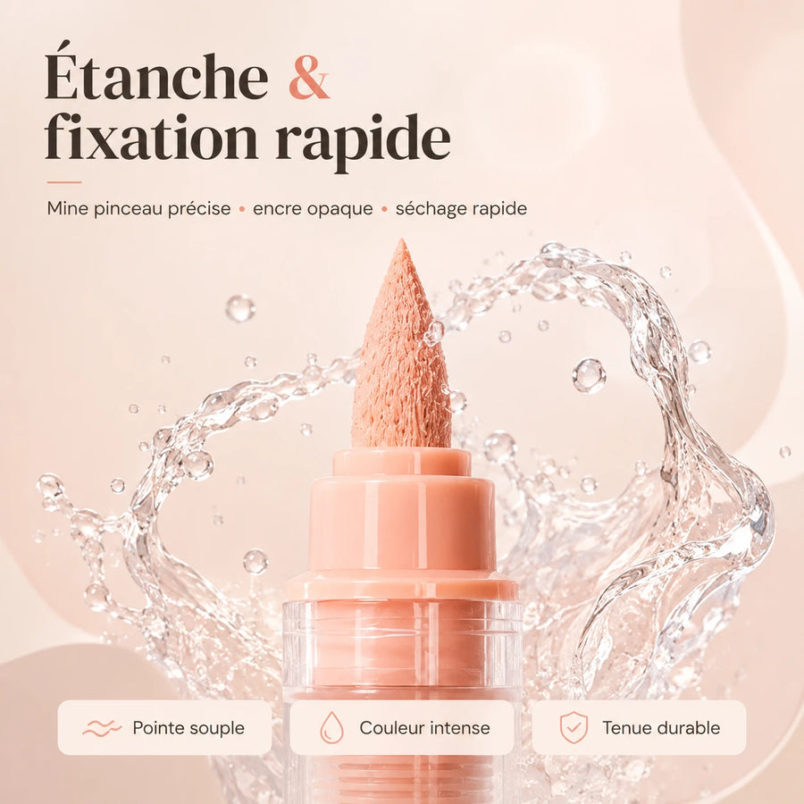 Feutres acryliques tons chair et pastel 24 couleurs - image produit
