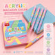 Feutres acryliques tons chair et pastel 24 couleurs - image produit